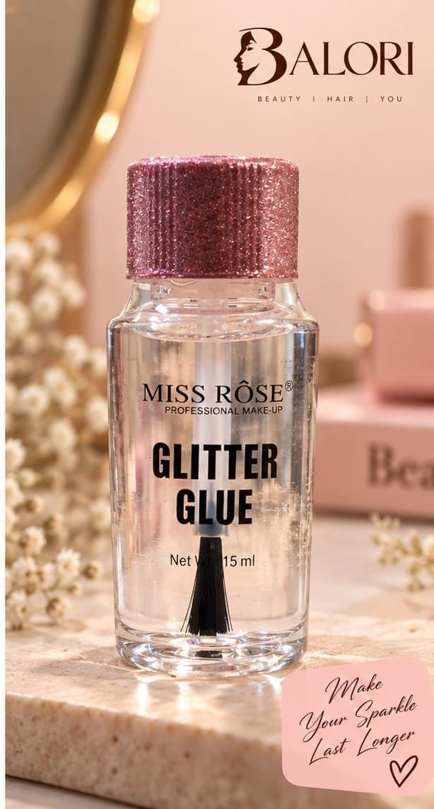 Miss Rose Glitter Glue – Waterproof Long-Lasting Glitter Adhesive