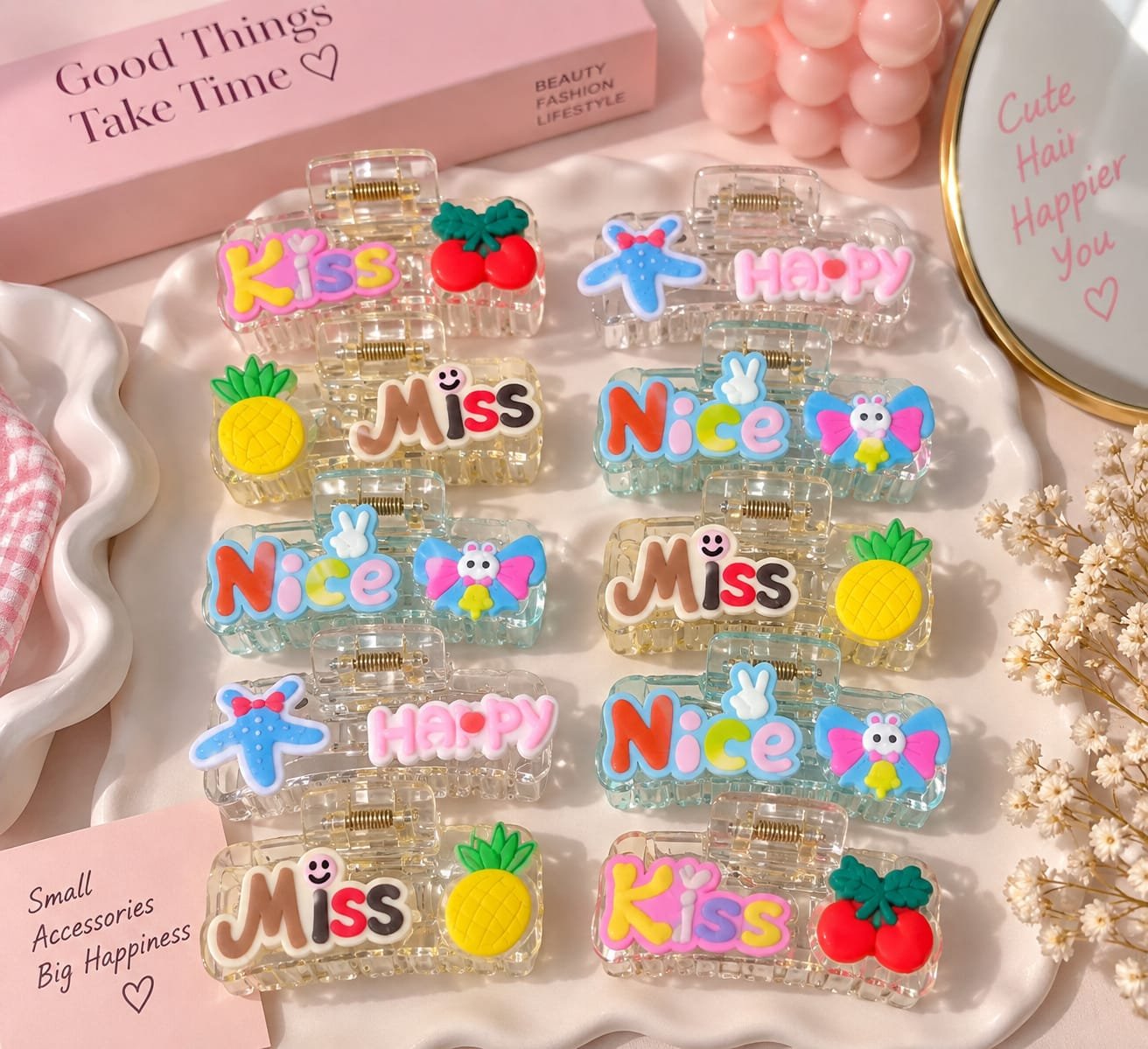 Pinterest Trendy Colorful Statement Hair Claw Clip